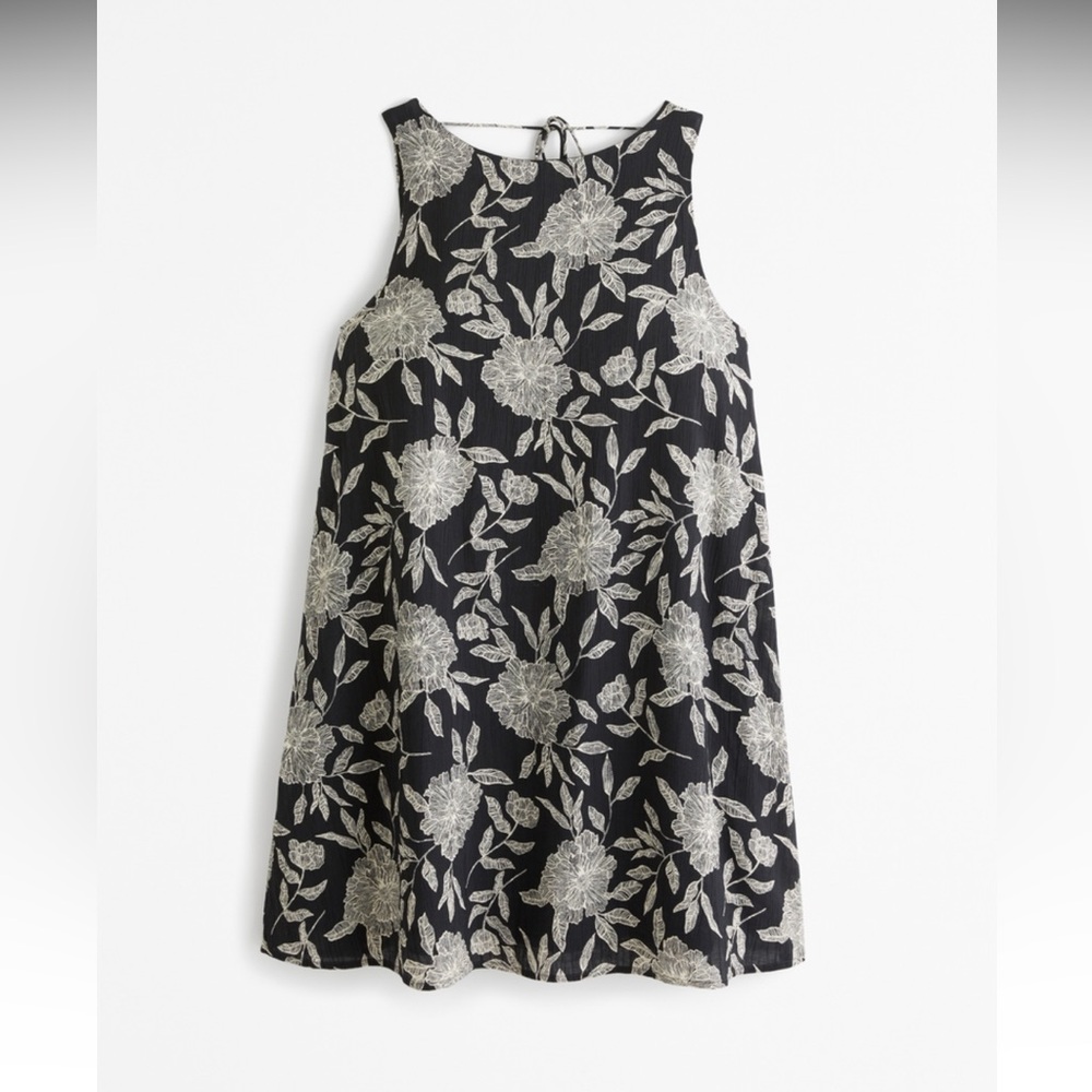 A&F Open-Back Trapeze Mini Dress (Size: Small Regular)